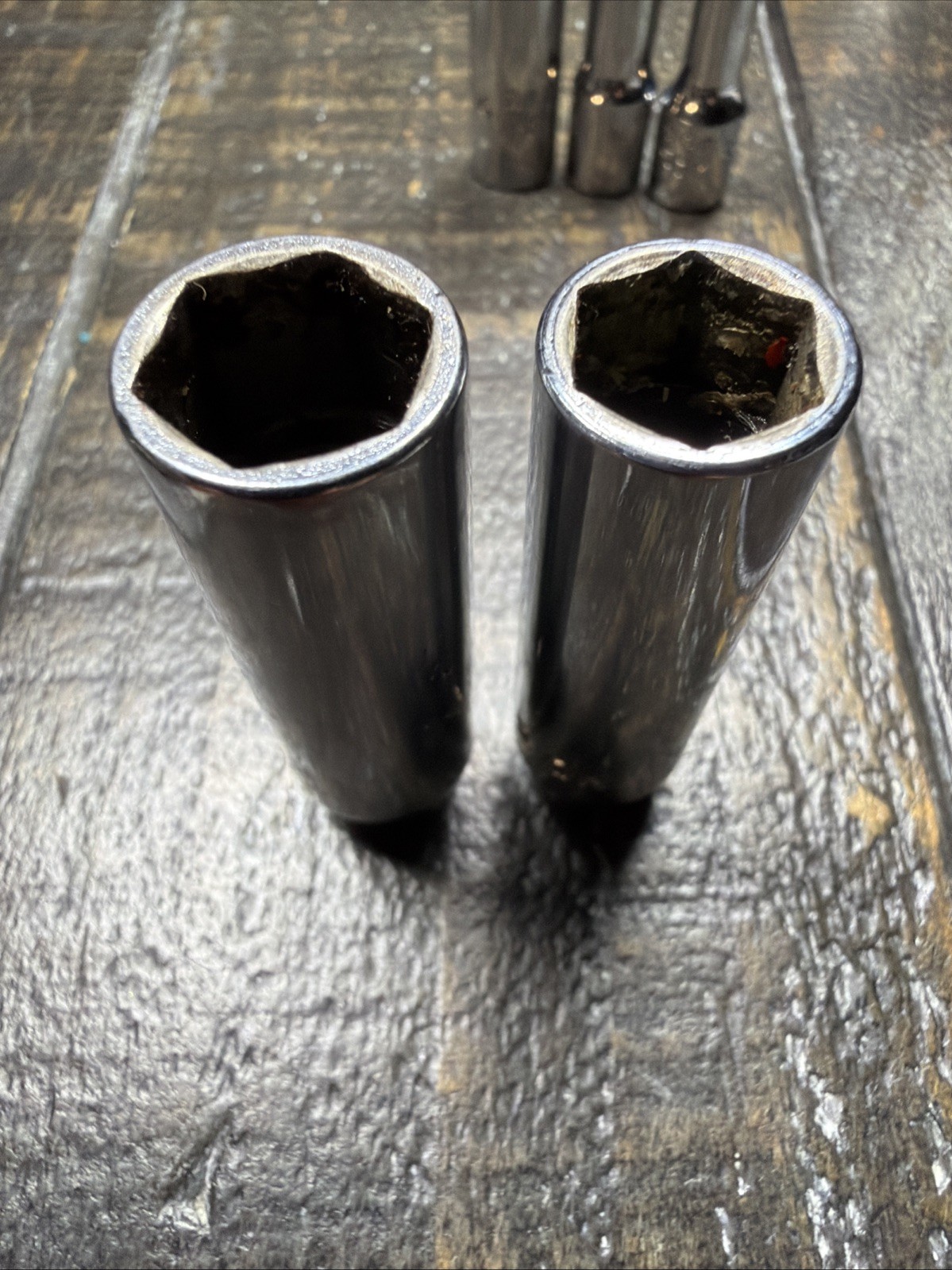 Mac Tools MD6 Lot Of 7 Metric Deep Sockets 5,6,9,11,12,13,14mm 1/4″ Drive