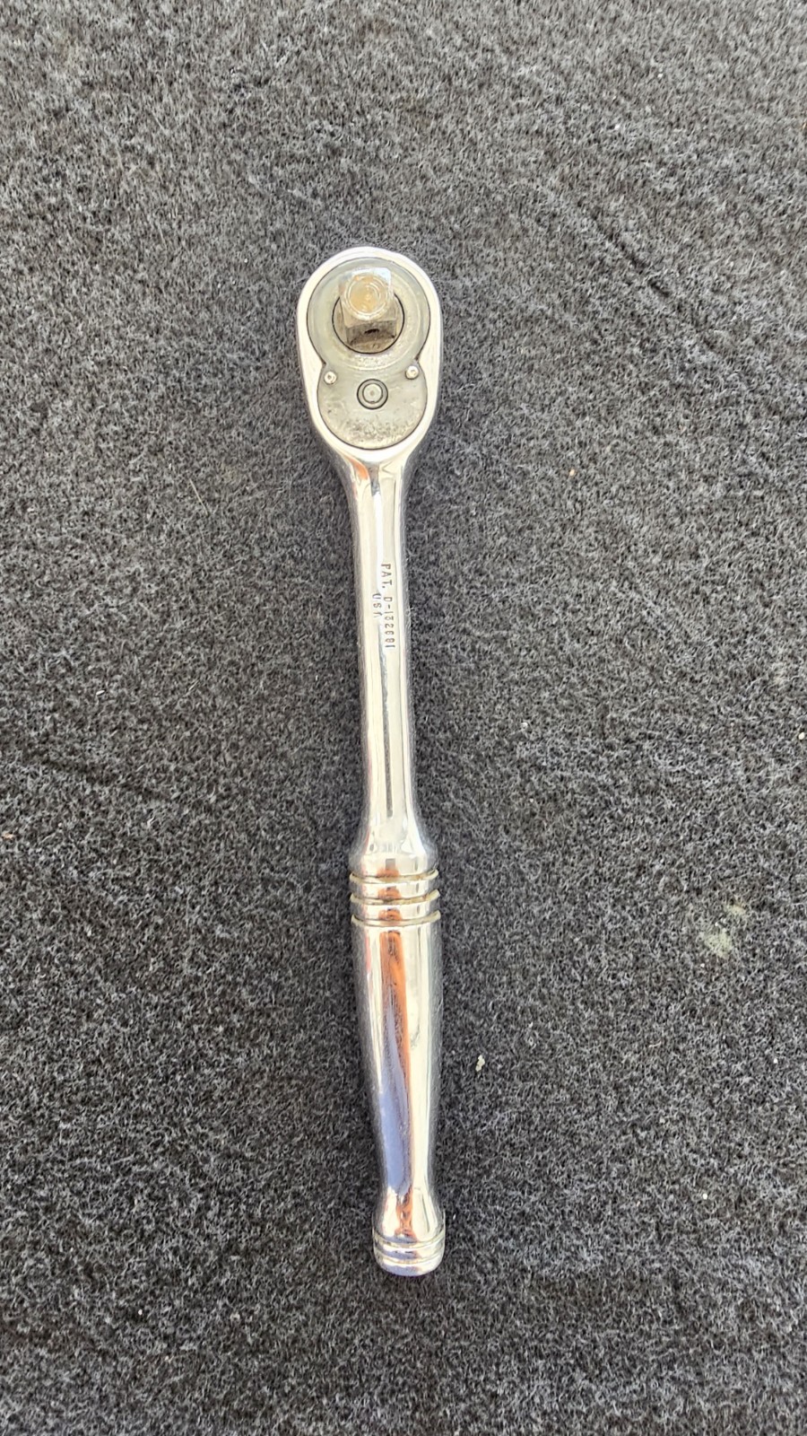 Vintage Snap-on F-710-A 3/8″ Drive Ratchet USA 7 1/2 Inches