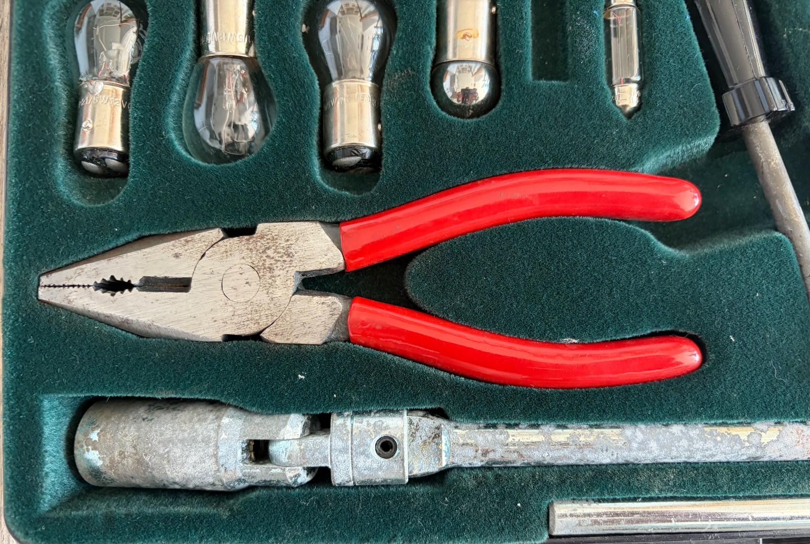Jaguar Classic Car Tool Kit In Original Case Incomplete