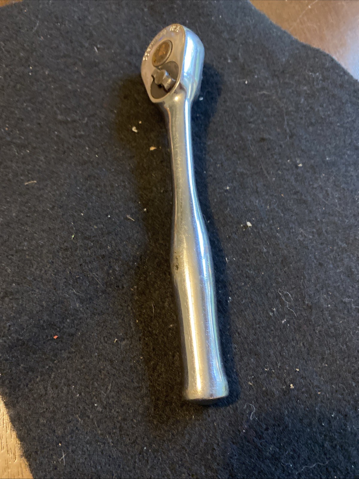 Cornwell USA 3/8” Drive Standard Handle Chrome Ratchet 7” Long USA MADE Vintage