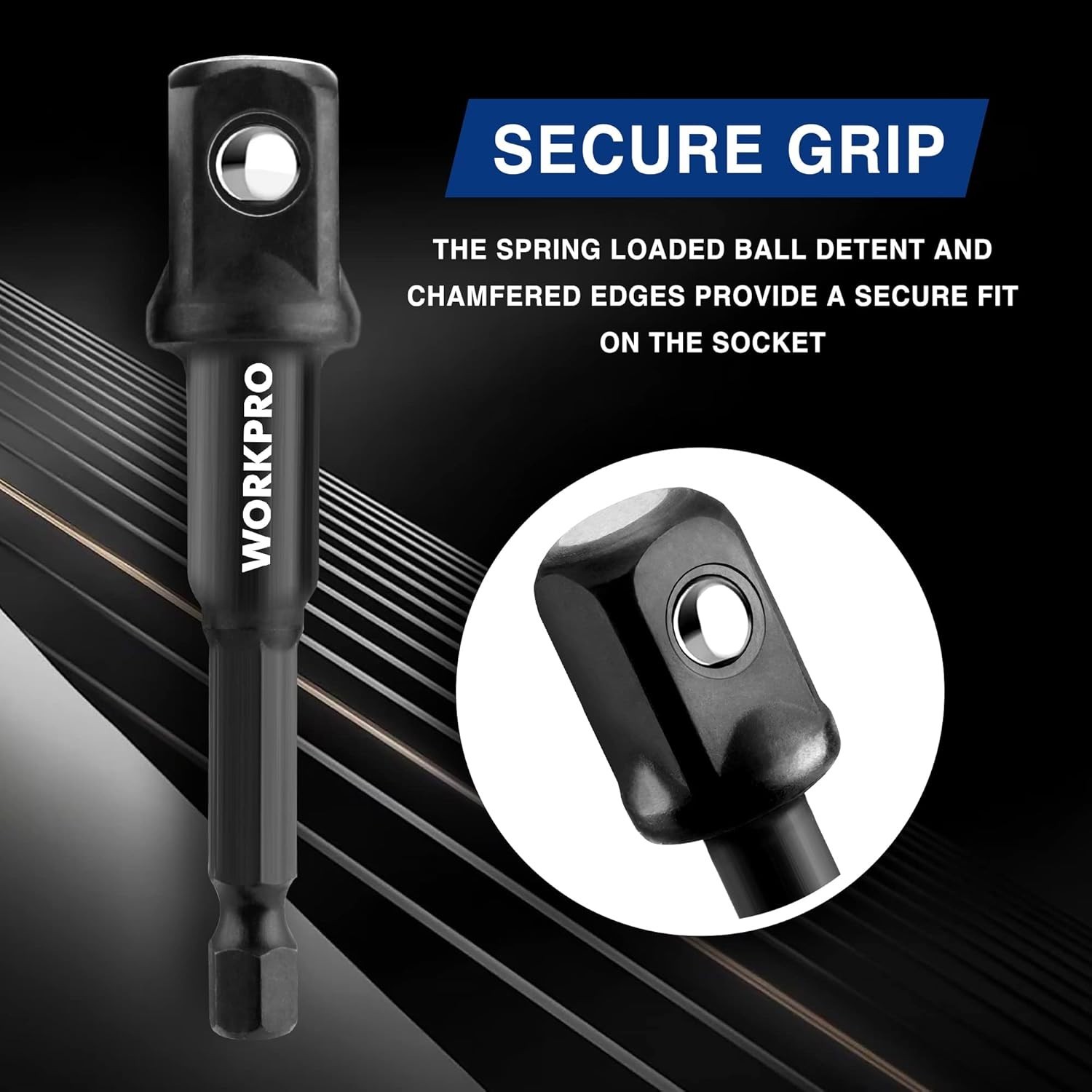 Versatile Socket Adapter Extension Set with Holder: Perfect for Home Improvement