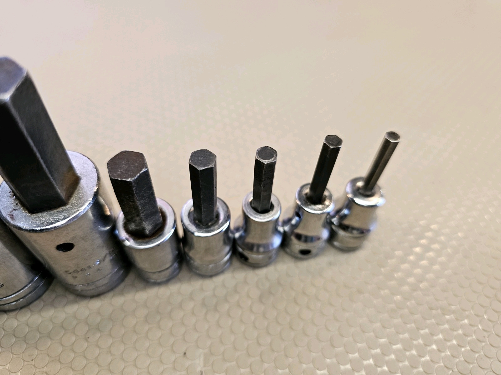 Snap-On Proto 8pc SAE Hex Allen Bit Socket Set 5/32″ to 5/8″ – 3/8″ 1/2″ Large