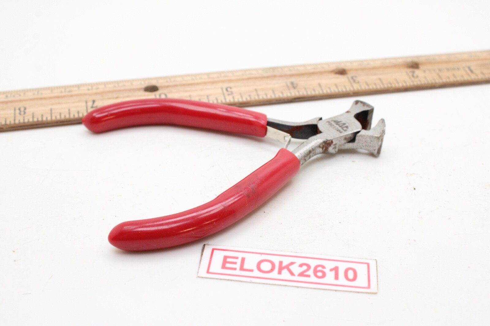Mac Tools P301704 4″ Mini Nipper End Red Rubber Handle Cutting Pliers USA