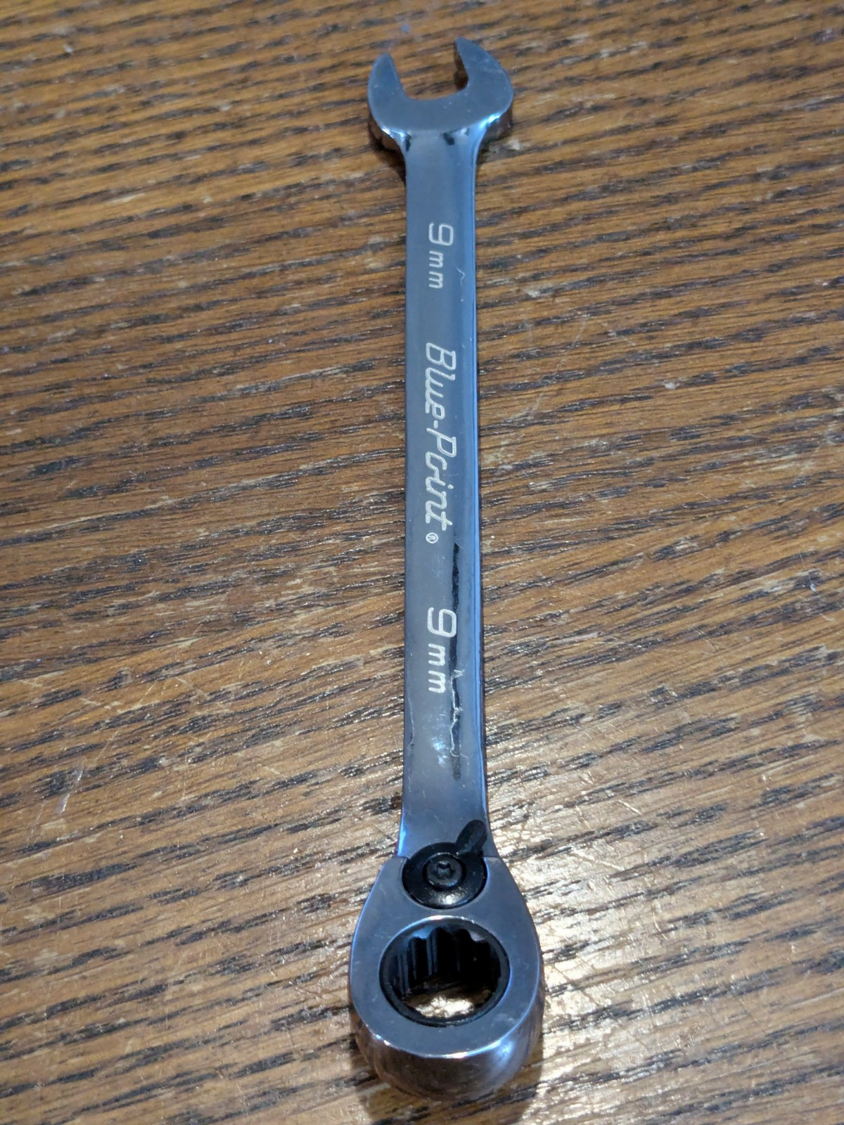 Blue-Point Snap-on 9mm Offset Ratcheting Combination Wrench 12pt BOERM 9