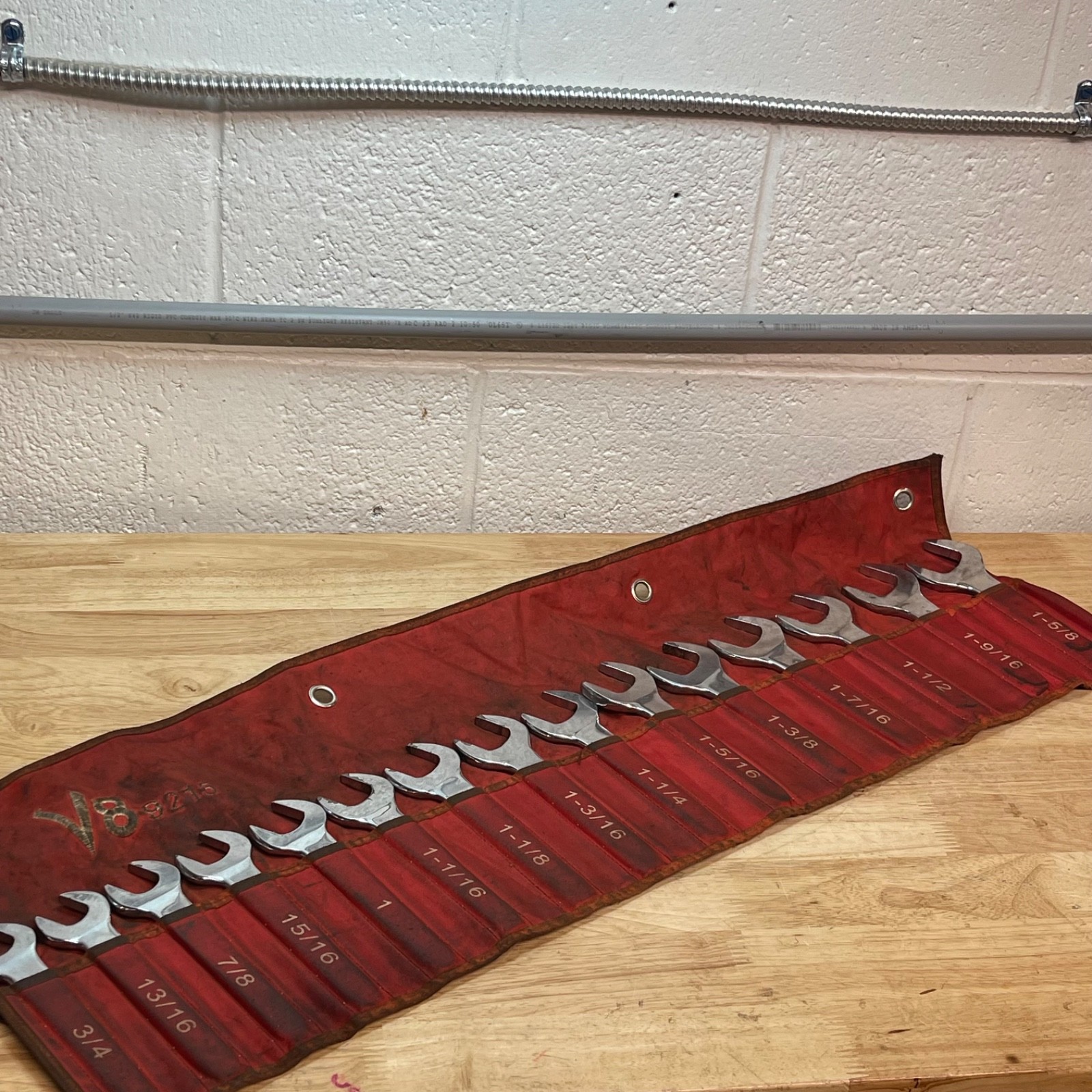 V8 Tools 9215 15pc SAE Service Wrench Set