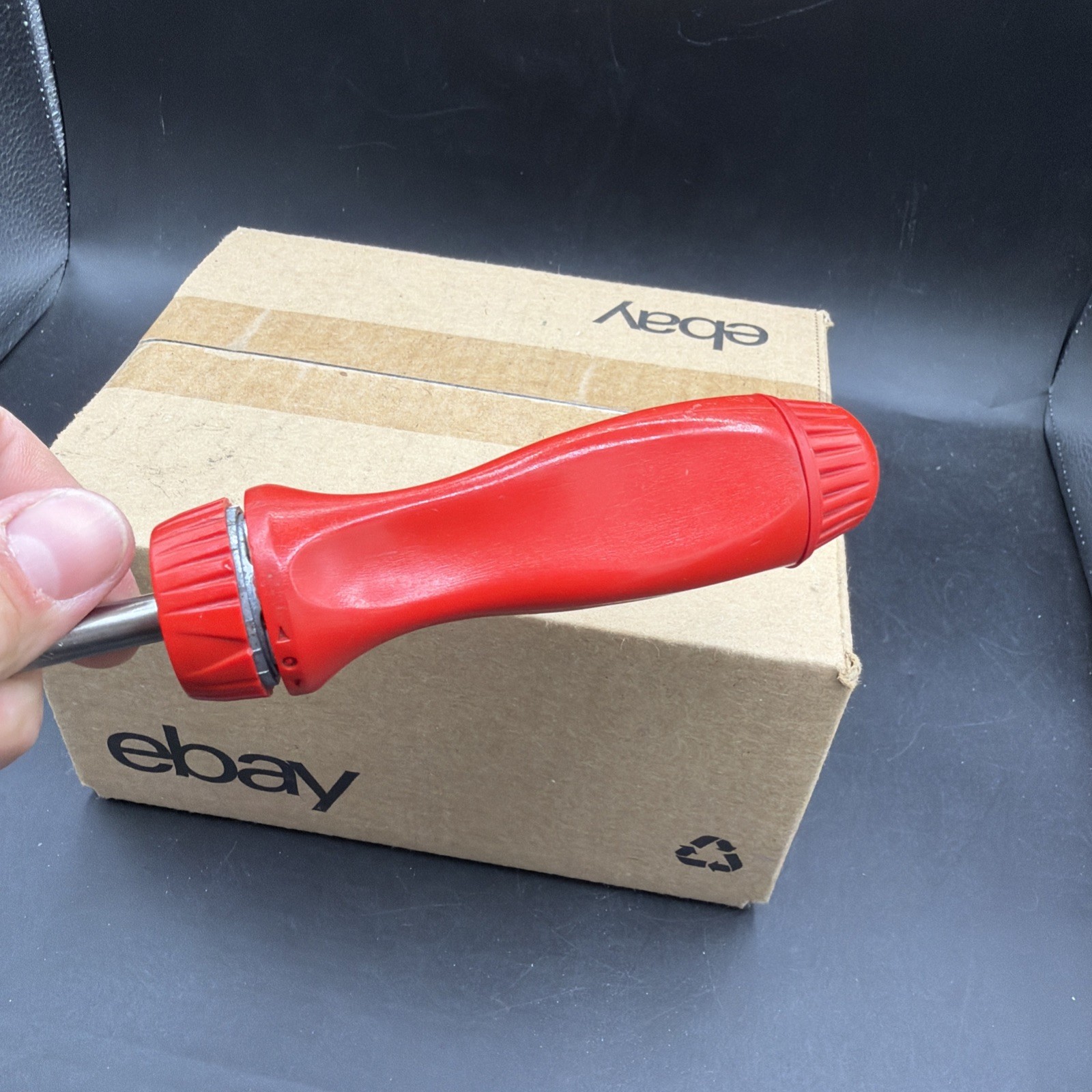Snap On Tools SSDMR4A USA Ratcheting Screwdriver Red With One Bit