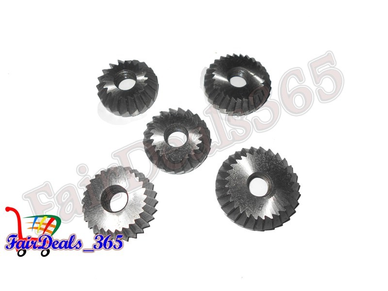 5 Pecs Valve Seat & Face Cutter Set Automotive Industrial Tool-Heavy Duty