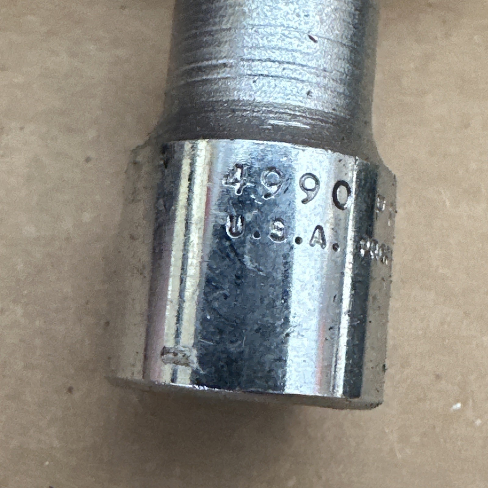 Proto Professional 1/4″ Hex Bit 3/8″ Drive Socket 4990 1/4 Inch Made In USA