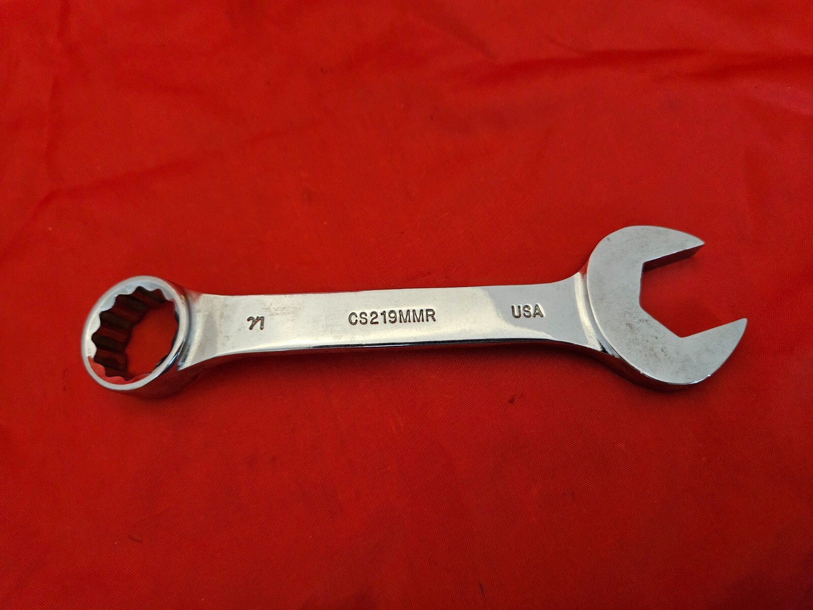 MAC CS219MMR 19mm 12 Point Stubby Combination Wrench Metric USA S10