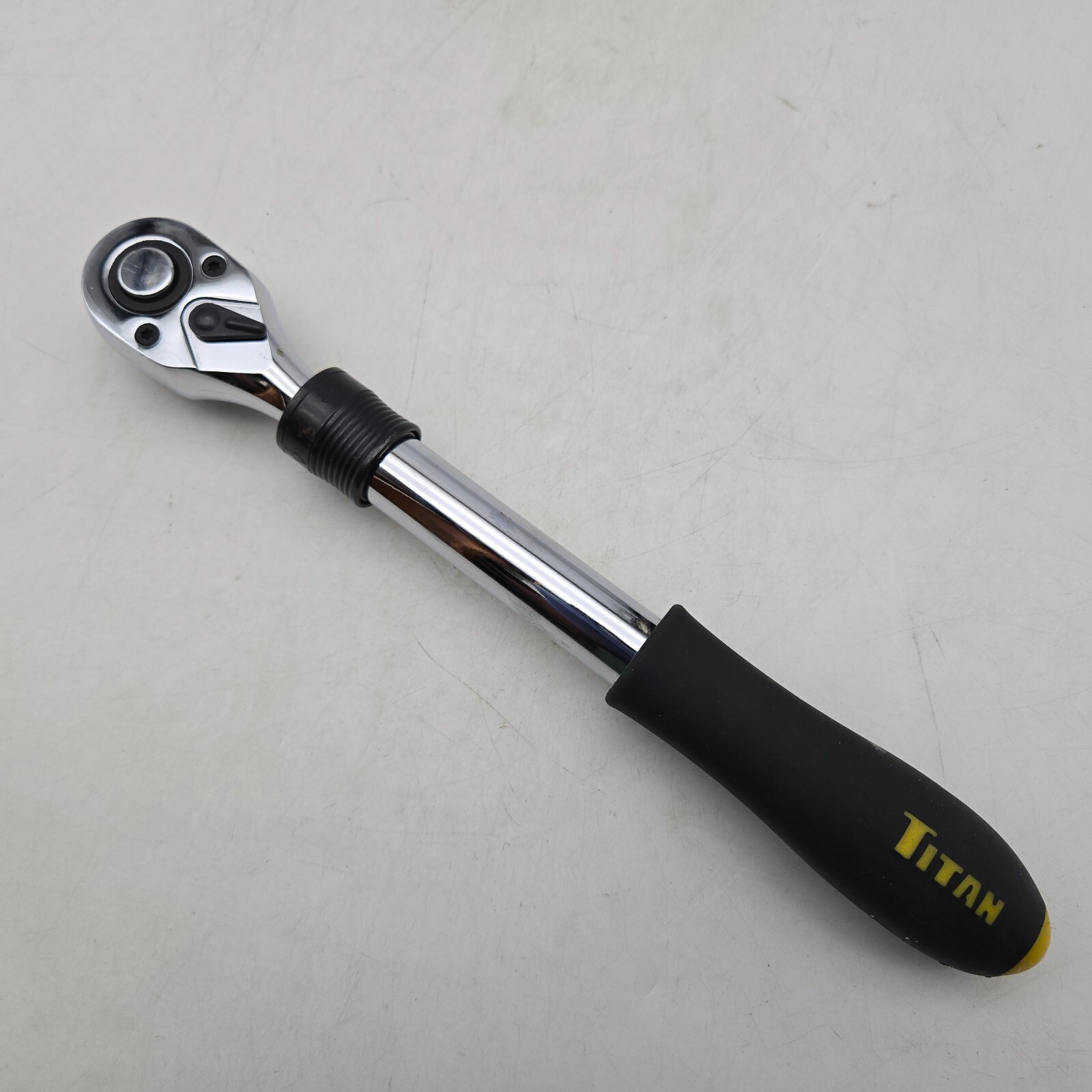Titan Tools 1/2 Drive Ratchet 11in – 17in Extendable Adjustable Chrome 12074