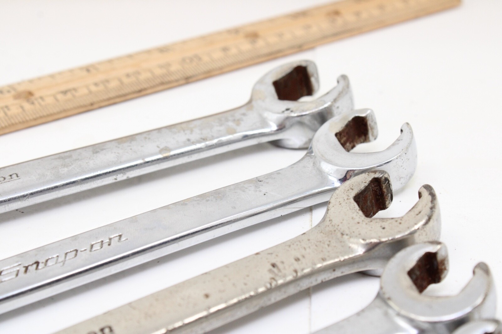 Snap On RXS12-RXS20 3/8″-5/8″ SAE 5 Piece Flare/Open End Combination Wrench Set