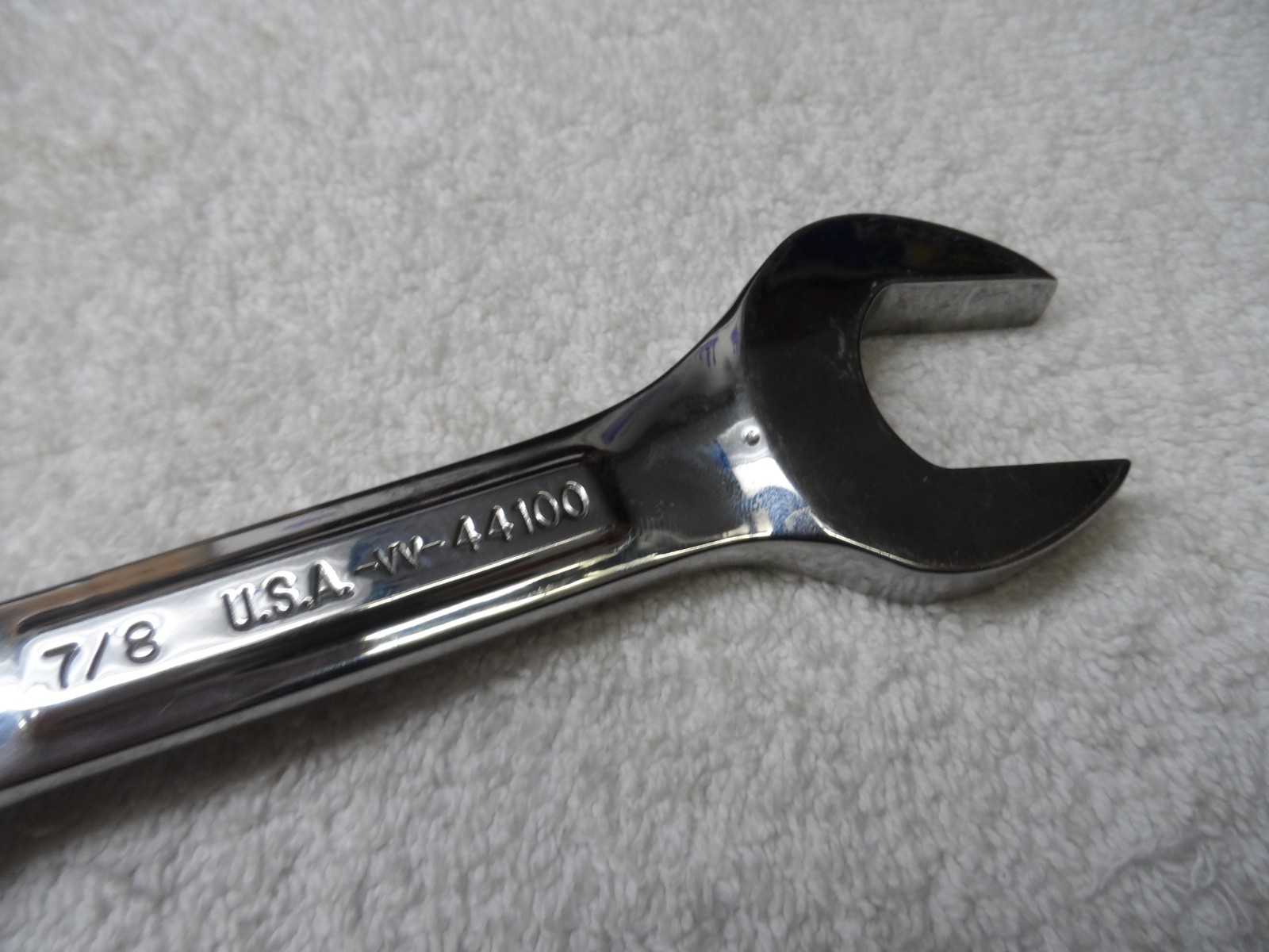 Craftsman Professional Standard SAE Polish Stubby Wrench USA 7/8″ PN 44100 (pic)
