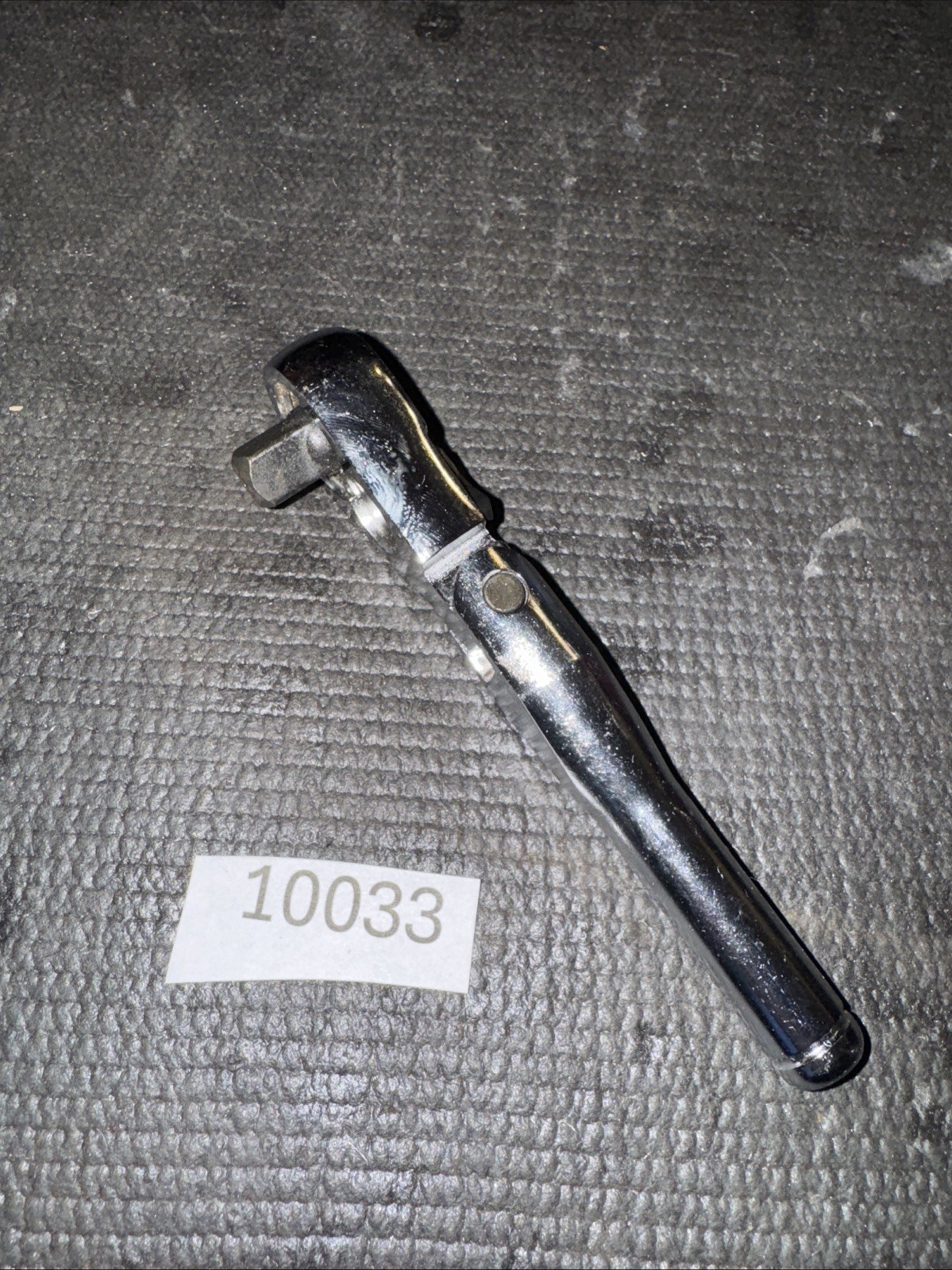Sears Craftsman Nos 3/8” Drive Stubby Flex Head Ratchet 44834 Full Polish Import