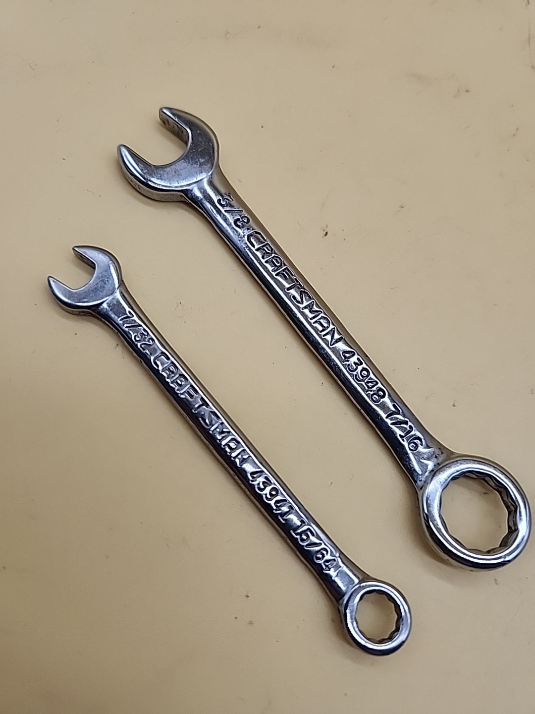 Craftsman 43948,941 – Ignition Combination Wrenches 3/8″ – 7/16″,7/32″×15/6″ US