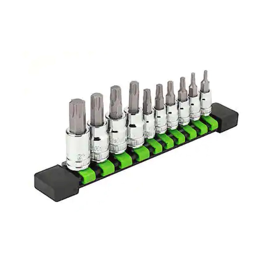 DieHard DHP55283 – 1/4″ and 3/8″ Drive Star Bit Socket Set, 10-Piece – FREE SHIP