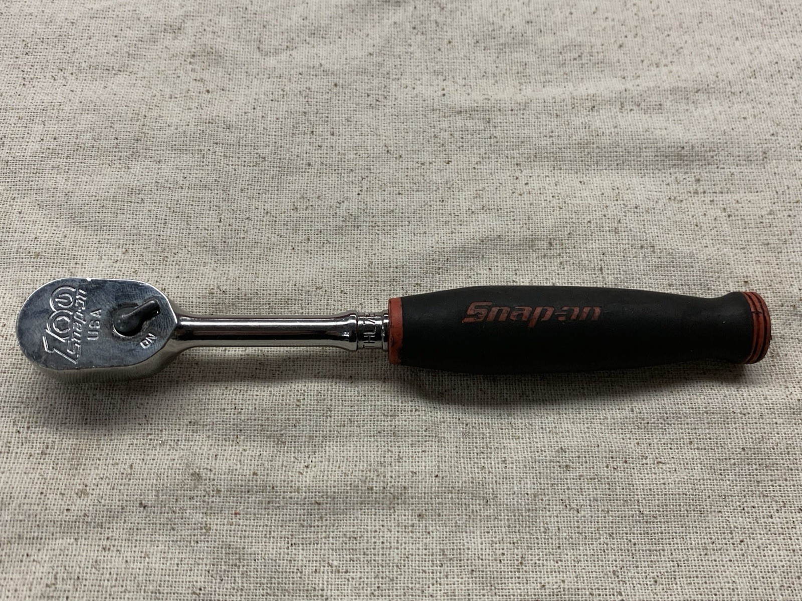 Snap On 1/4” Dr Soft Grip Long Ratchet THL72 100 YEAR ANNIVERSARY #14207
