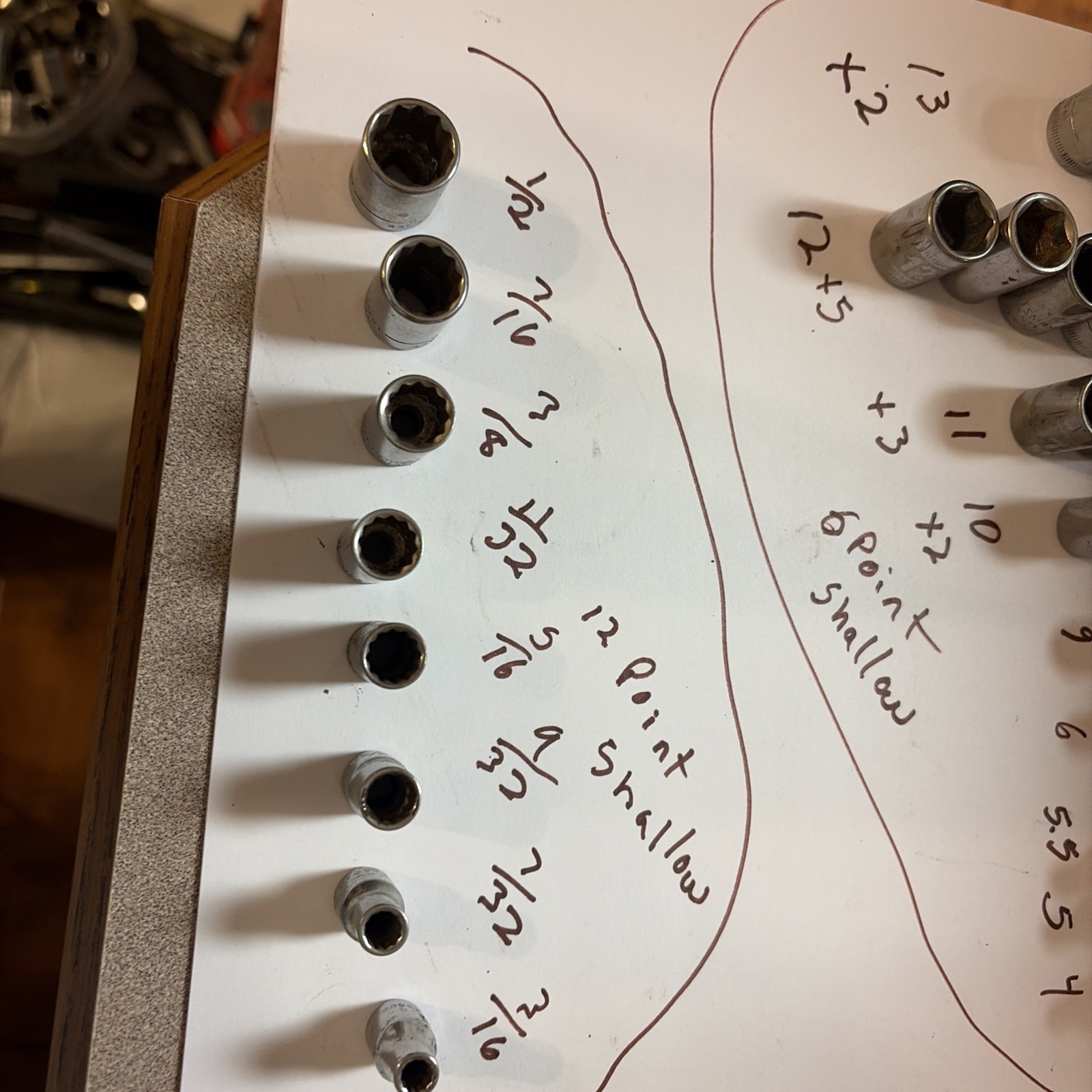 Craftsman Socket Lot Of 70. 1/4 dr -metric- SAE-Std-Deepwell