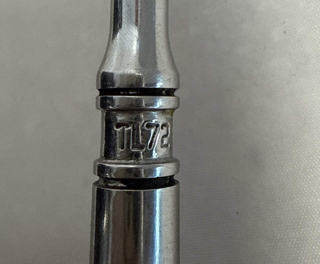 Snap-on Tools 1/4″ Drive Chrome Ratchet TL72 Dual 80 Tech 6-1/2″ Long