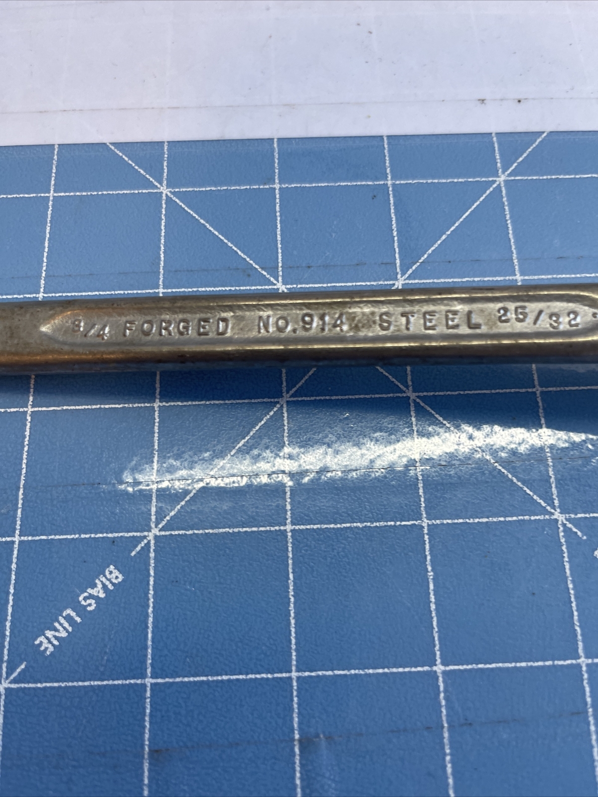 VintAge USA No. 914 3/4in. X 25/32in. Double Box End Offset Wrench Forged Steel