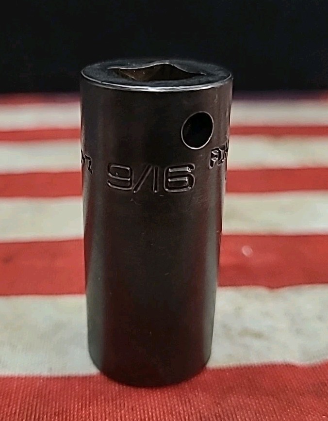 Snap On FDHB180A, 9/16″, 3/8″ Drive, 12 Point, Deep Impact Socket New