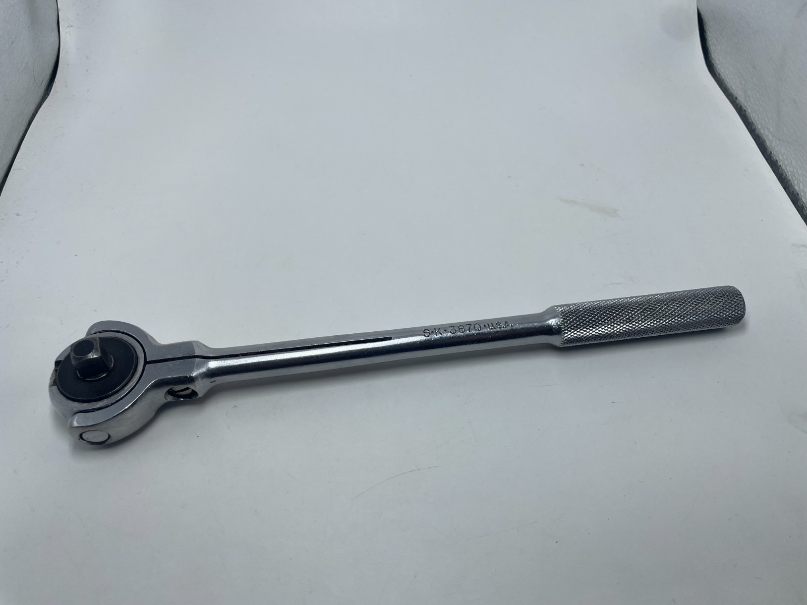 SK Tools 3/8” Drive Swivel Head Ratchet No. 3870 USA