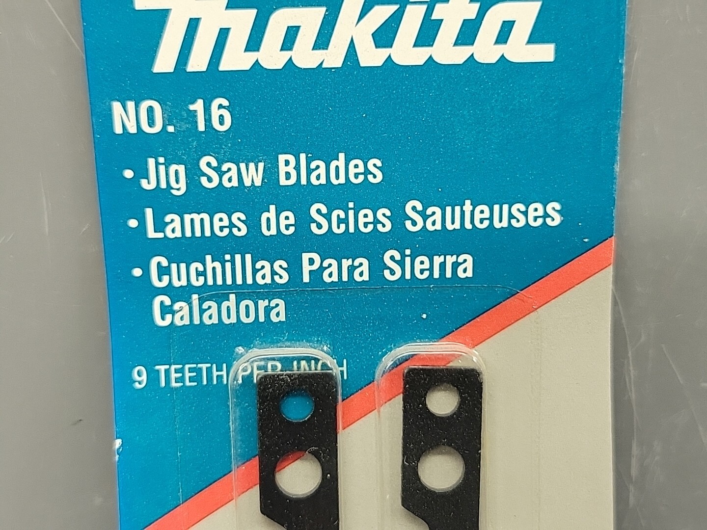 Makita No. 16 JigSaw Blade 792211-8-2 WOOD 9 Teeth TPI New Old Stock