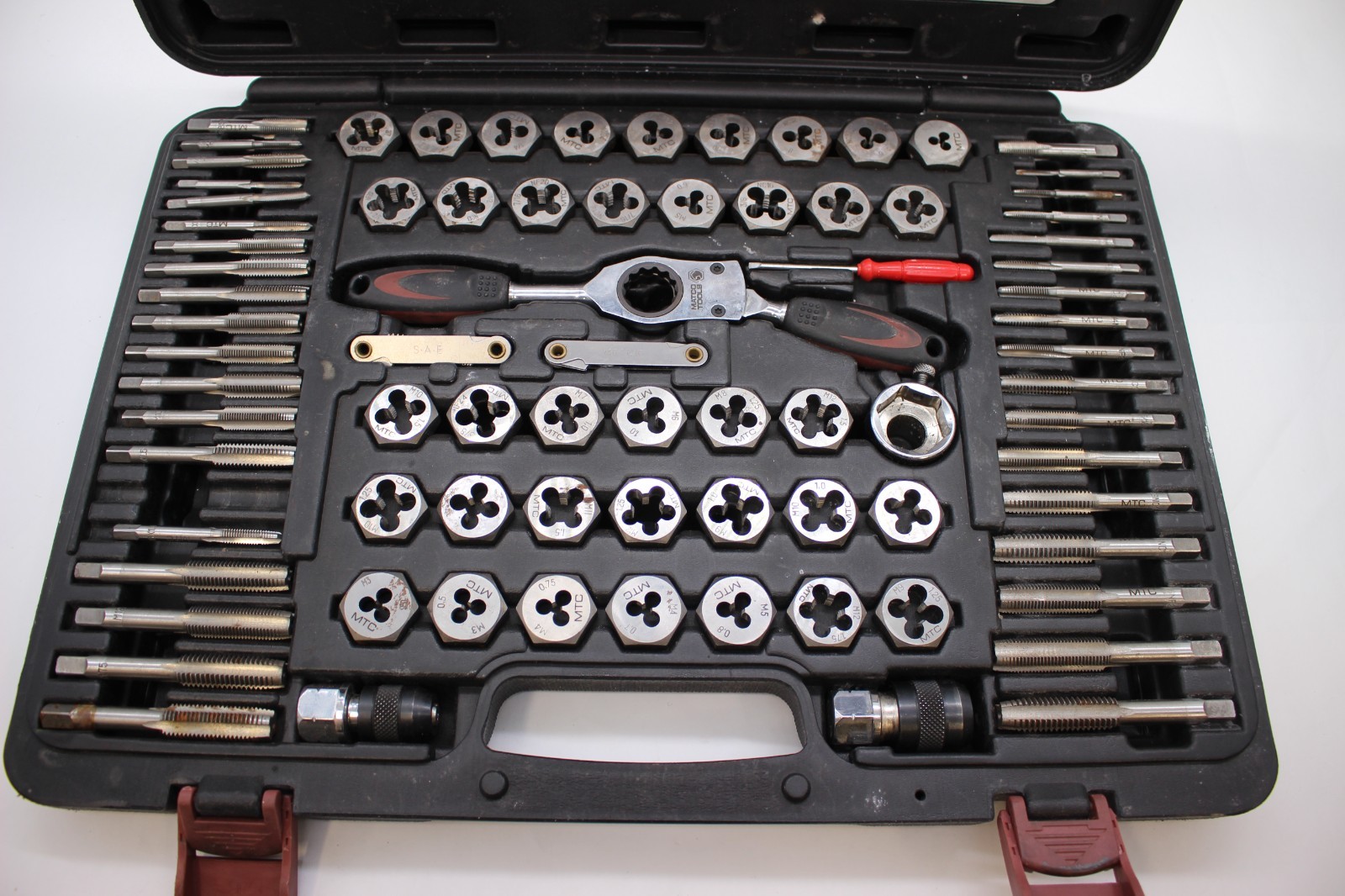 Matco Tools 81MATDS 81 Piece Auto Master Tap & Die Set Rapid Select Ratchet