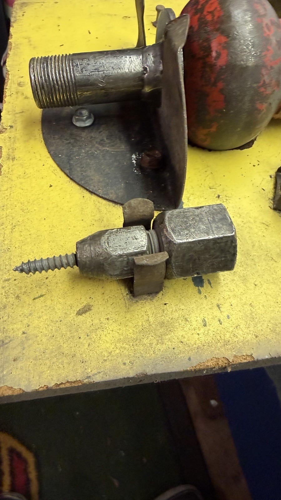 Vtg Morgan Manufacturing No.9 Nokker Kit Mounted on Board Slide Hammer Auto Body