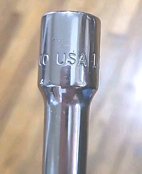Easco 1/2″ Extensions-3″, 10″. 3/8″ Socket. EUC USA MADE Mechanics Tools