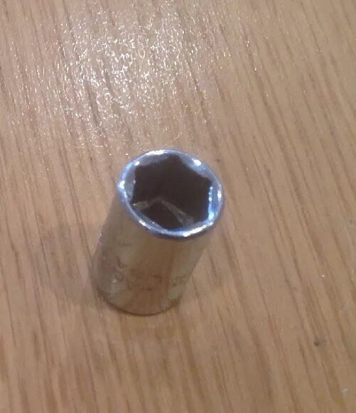 Mac Tools 1/4″ Drive 6 Pt. Chrome M116R Size 11/32″ New Socket Made In USA.