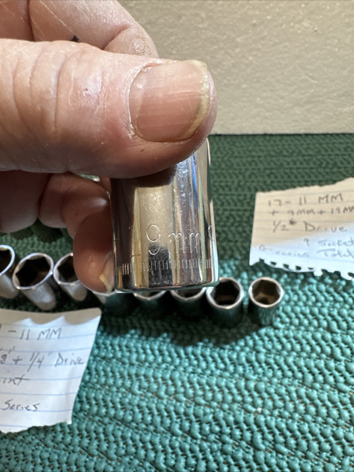 Lot Of 18 Craftsman Metric Sockets In Great Shape USA See Pictures 2 Sets