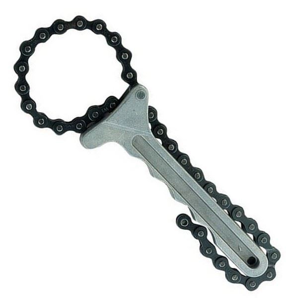 Chain Wrench Ideal for Quick and Easy Removal of Most Oil Filters Sizes