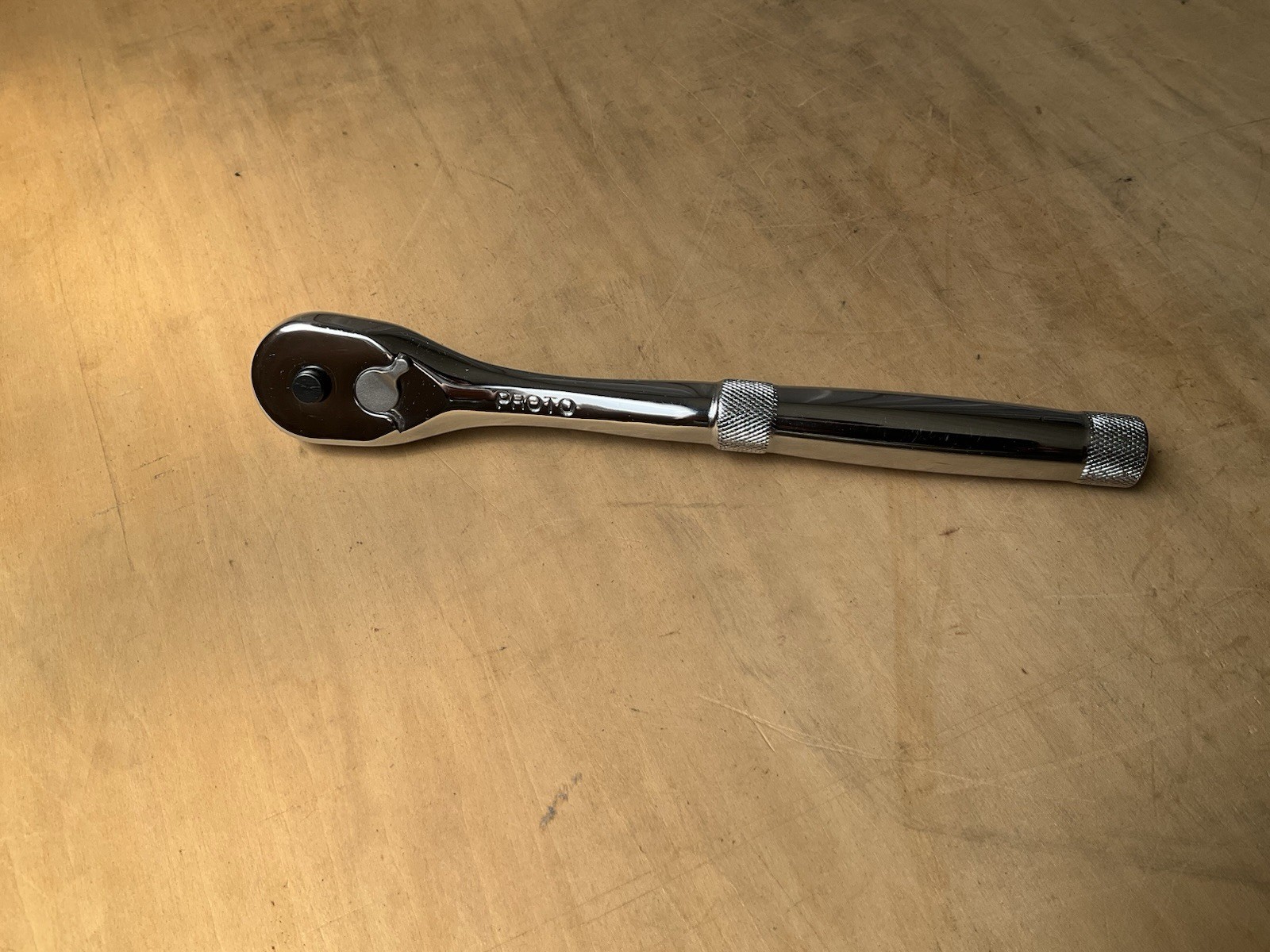Proto J5249XLQR Quick-Release Pear Head Ratchet 3/8″ Drive 8-1/2″
