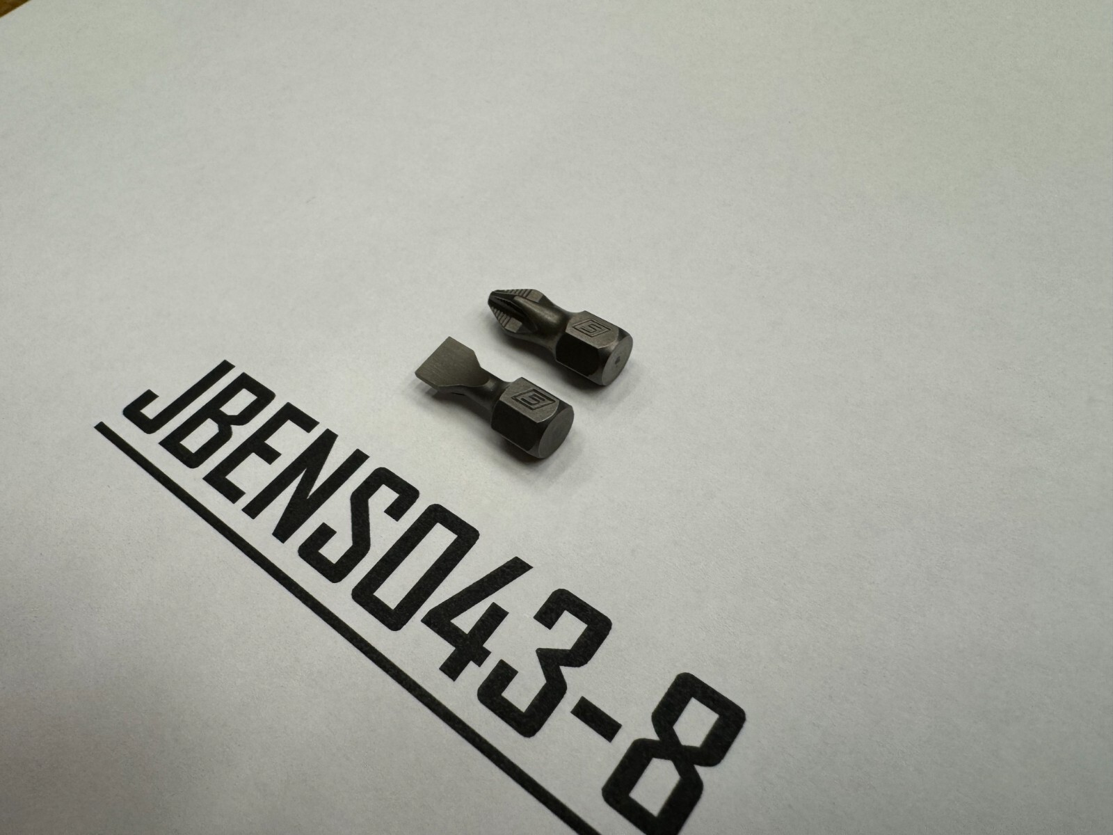 Snap-on Tools NEW 2pc 1/4″ Hex Phillips & Flat Head Stubby Low Profile Bit Set