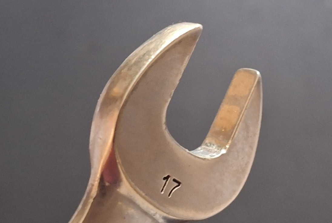 Snap-on 17mm 12PT Metric Combination Wrench OEXM170 1986 Vntg. USA