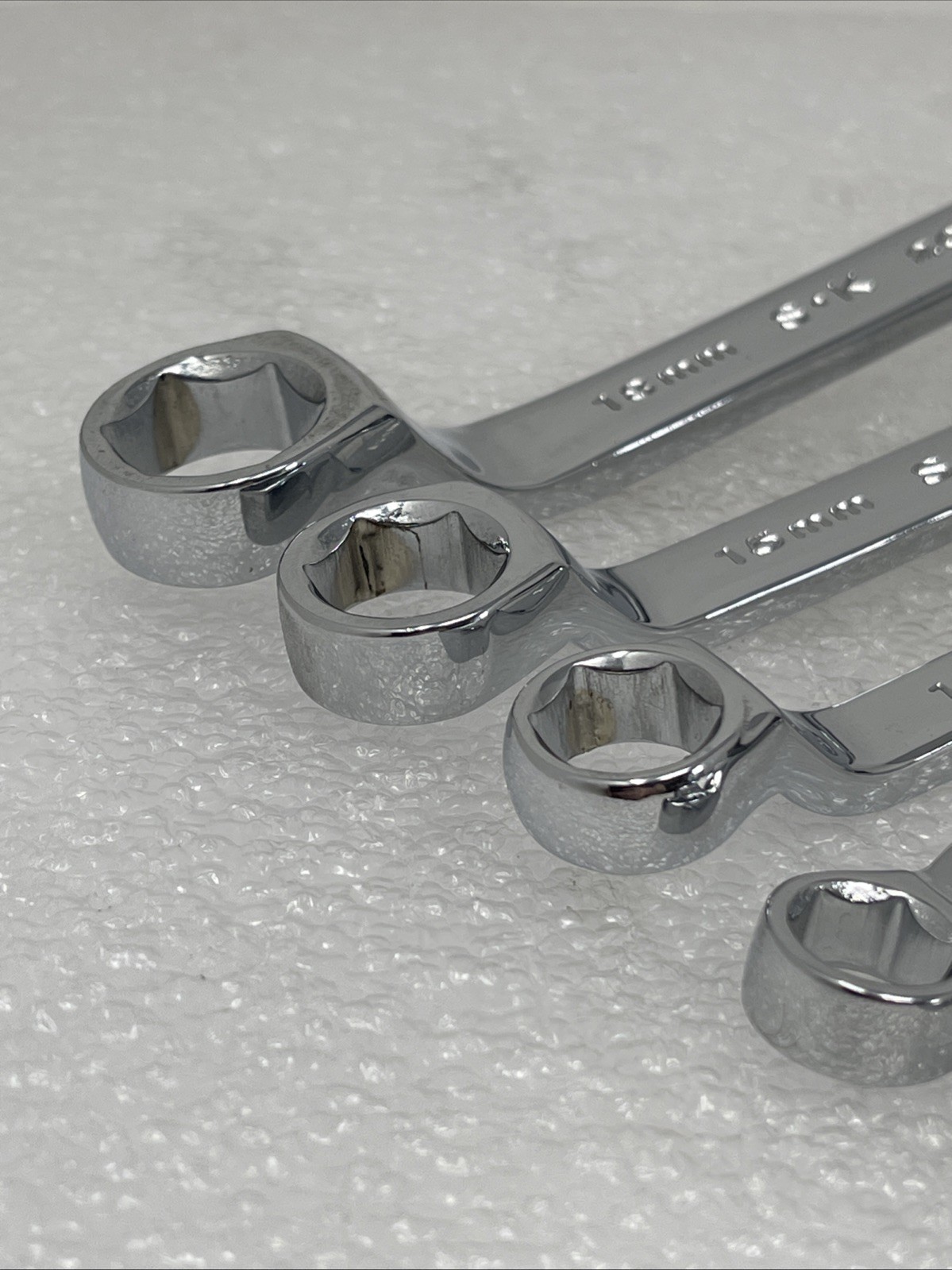 SK Tools 5 Piece Metric Offset Stubby Box End Wrench Set, 6 Point, 9mm – 20mm