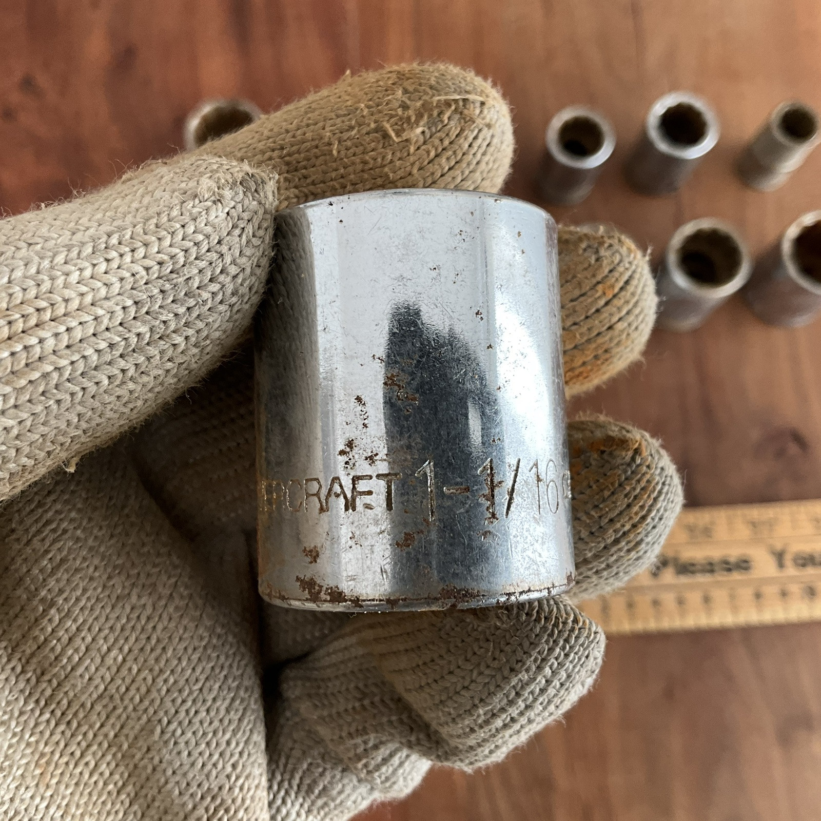 Vintage 22 pc Socket Set 1/2″ Drive Indestro Ratchet Made in USA