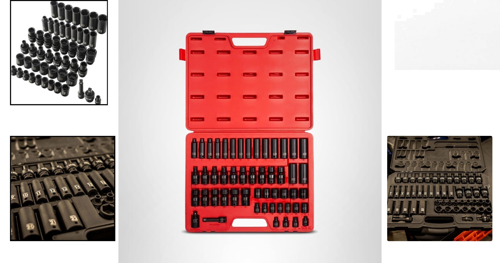 Sunex 3351 51-Piece Metric Impact Socket Set – 7mm to 22mm, Chrome Molybdenum