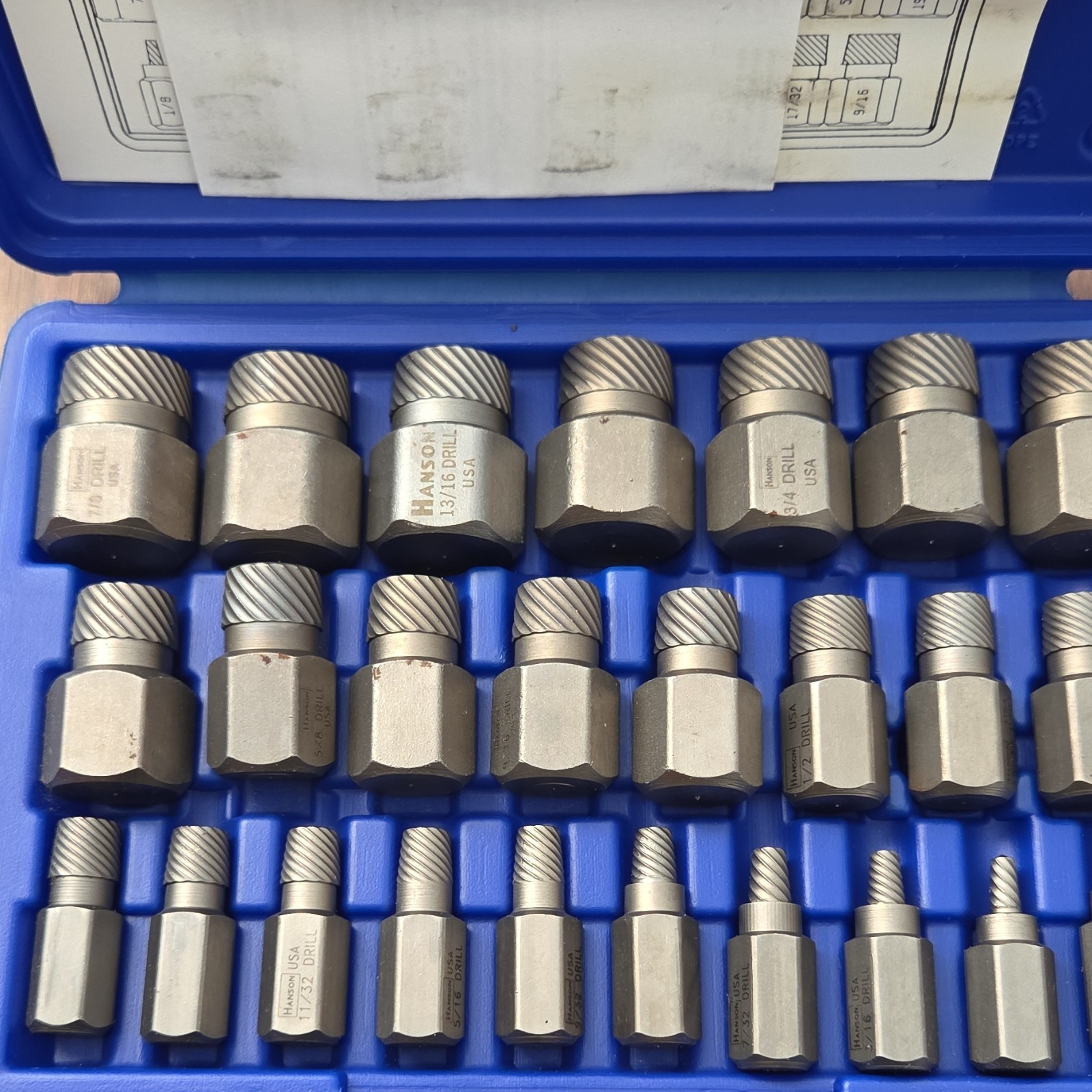 Irwin Hanson bolt or screw extractor set