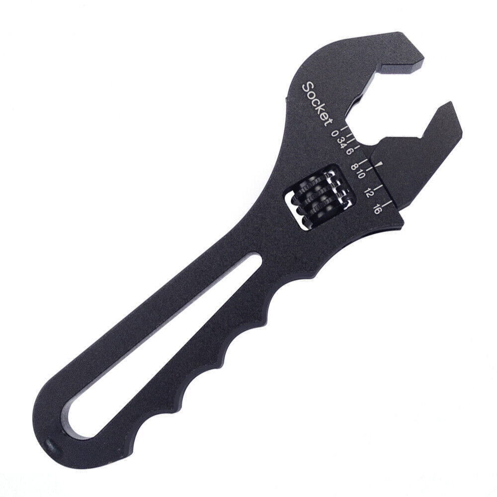 Adjustable Aluminum Wrench Spanner Hand Tool for AN3-AN16 Hose End Fitting