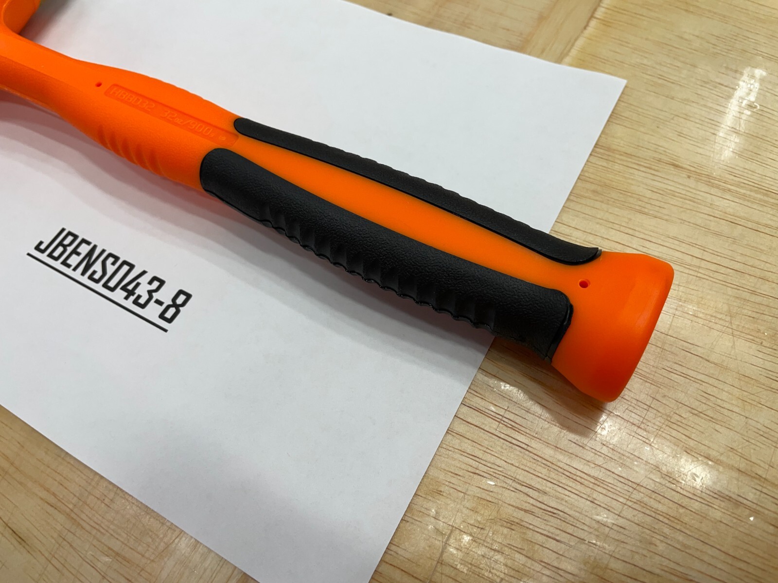 Snap-on Tools USA NEW ORANGE 32oz/900g Soft Grip Dead Blow Hammer HBBD32O