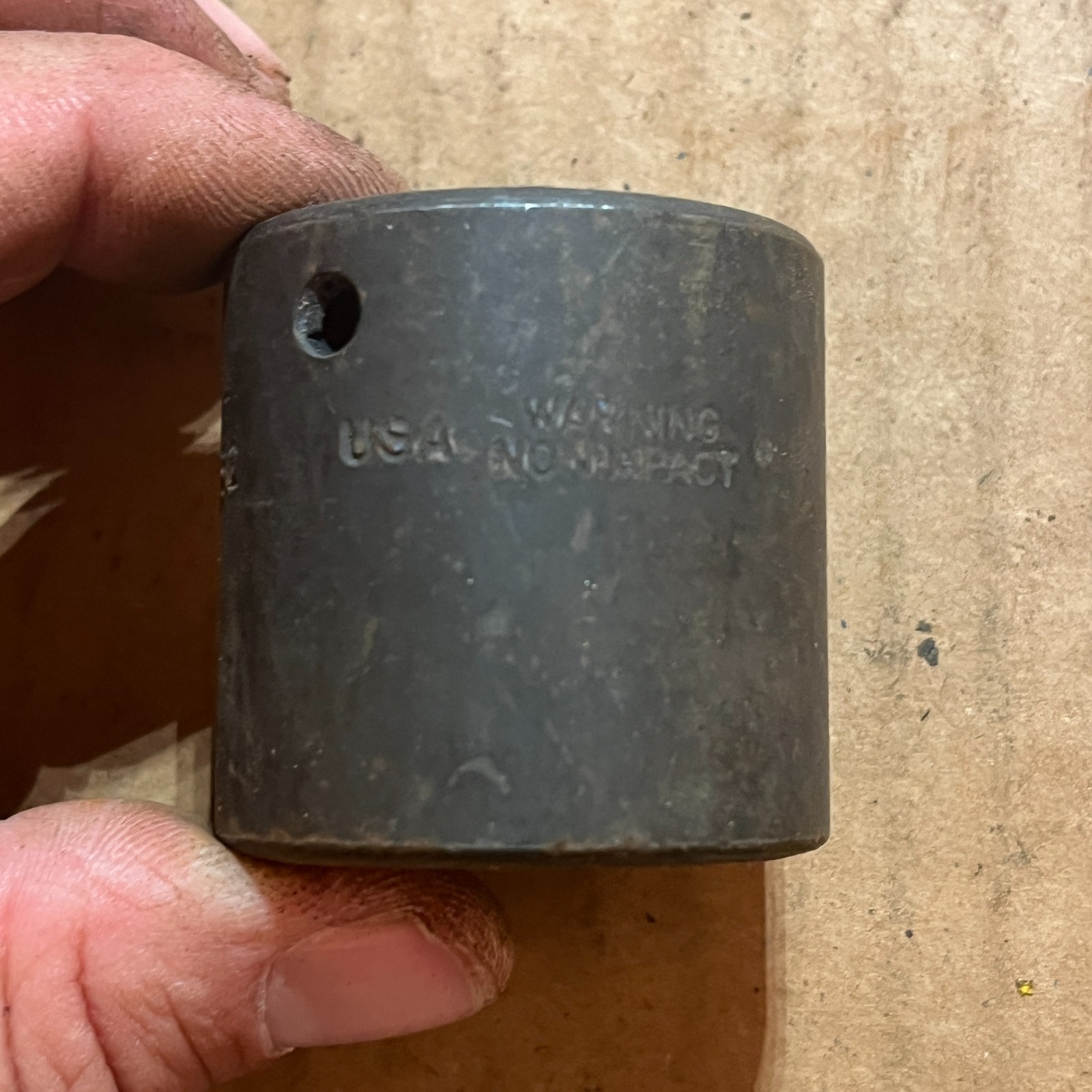 Snap-on P432 USA 1/2″ Drive Shallow Impact Socket 1” SAE Double Square 8 pt – C