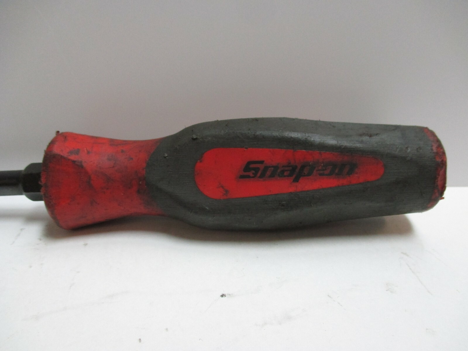 Snap On 3/8 GSHD8 flat tip hard grip red & grey