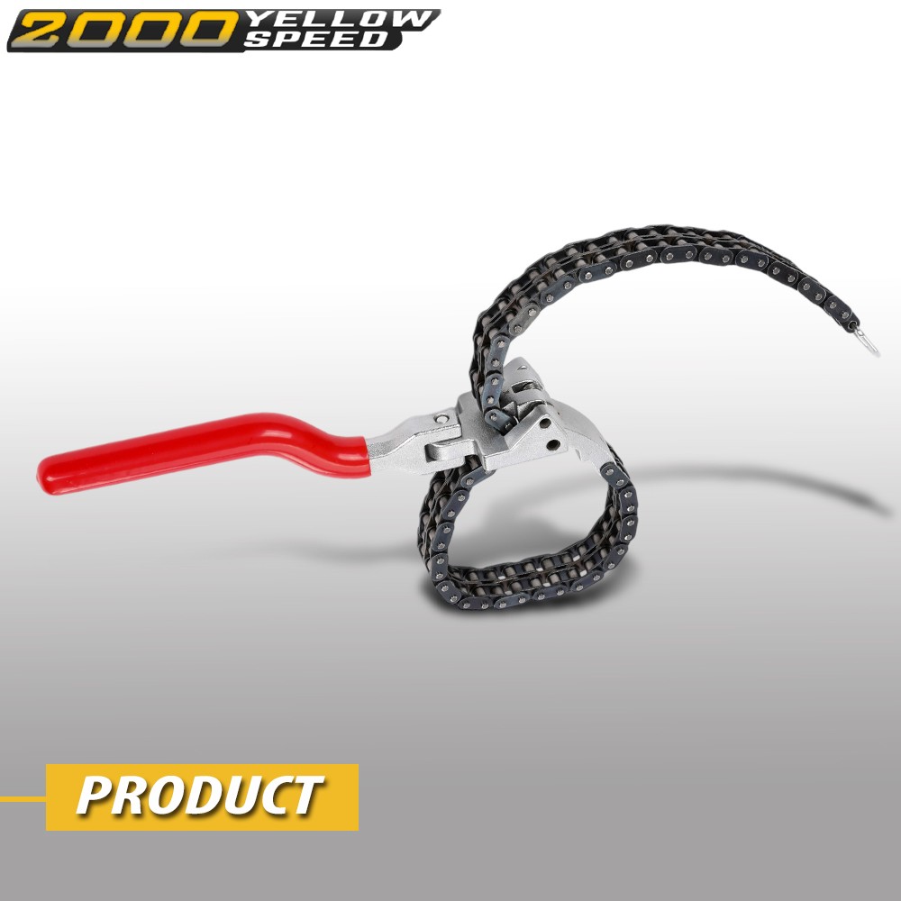 Heavy-Duty Ratcheting Chain Wrench Oil Filter Change Pipe Fittings 60-160mm