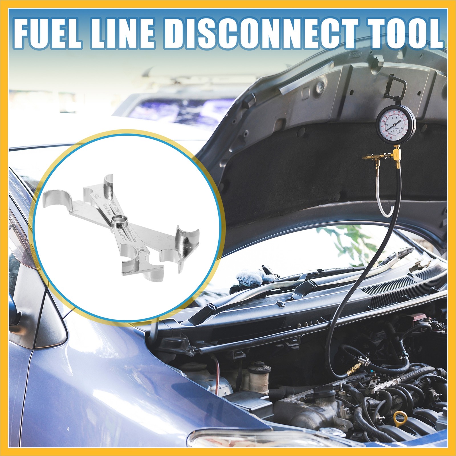 Fuel Line Disconnect Tool Kit 3/4″ 5/8″ 1/2″ for GM for ford (Pack of 2)