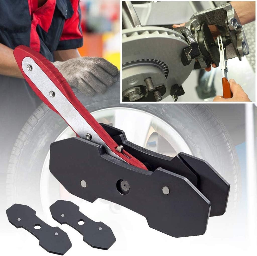 Ergonomic Ratchet Brake Caliper Compressor – Large Plates for Various Calipers