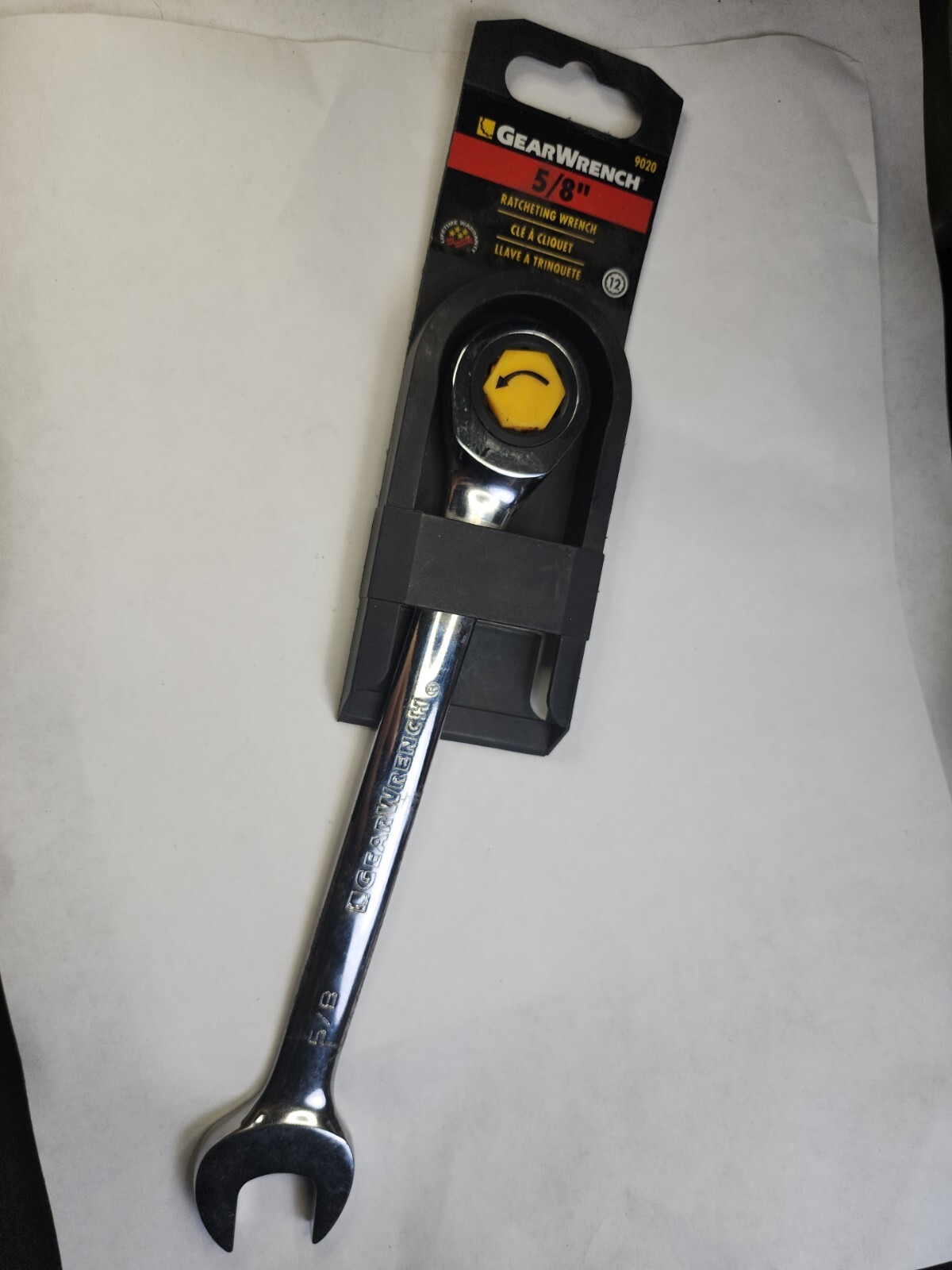 GearWrench 5/8 in. X 5/8 in. 12 Point SAE Ratcheting Combination Wrench