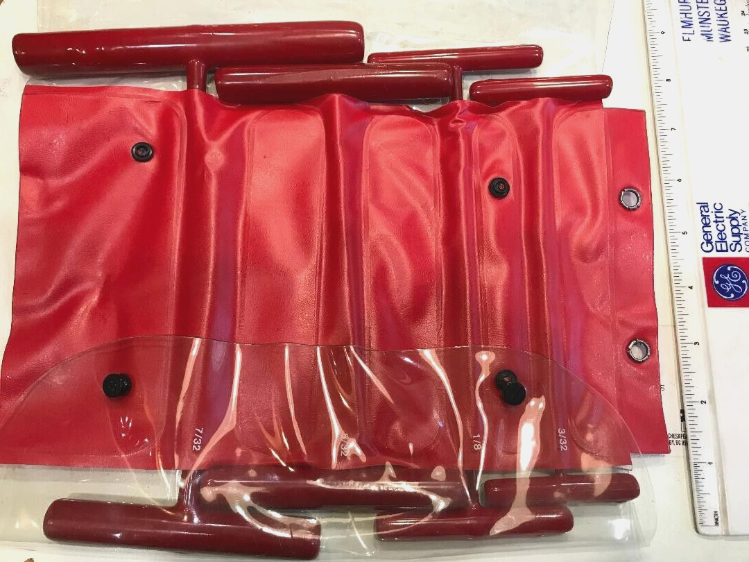 Chesco T-Handle Hex Key Wrench 8 pc. Set, Made in the U.S.A.