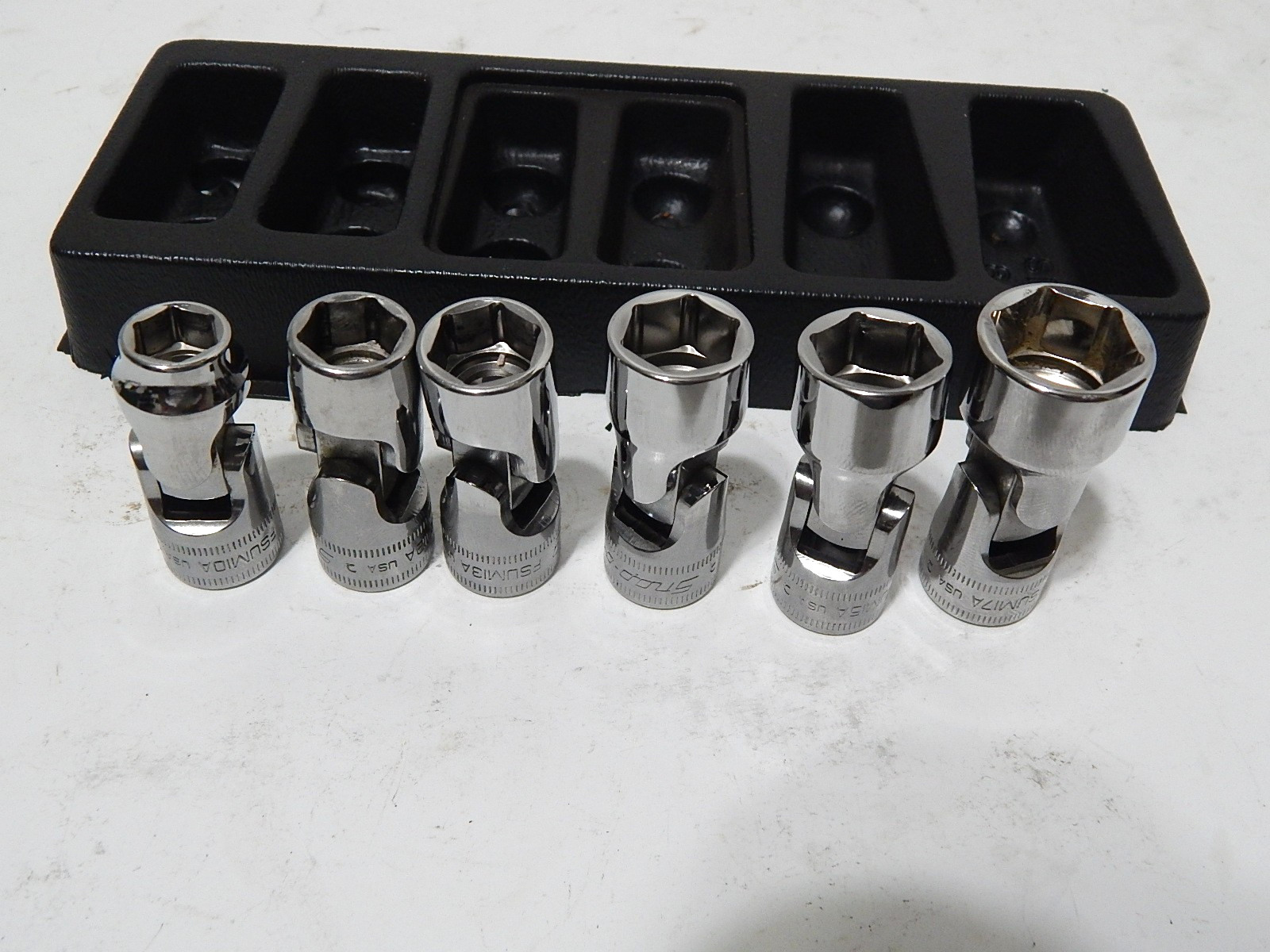 SNAP-ON 3/8 DRIVE METRIC 6 PC SWIVEL SOCKET SET