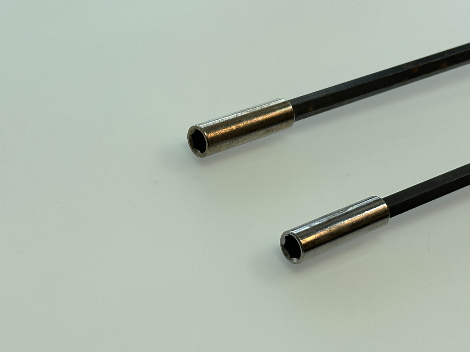 NEW 2pc Vintage USA Made SM41TL & SM4LSO 12″ Handle Bit Holder Spinner Set Lot